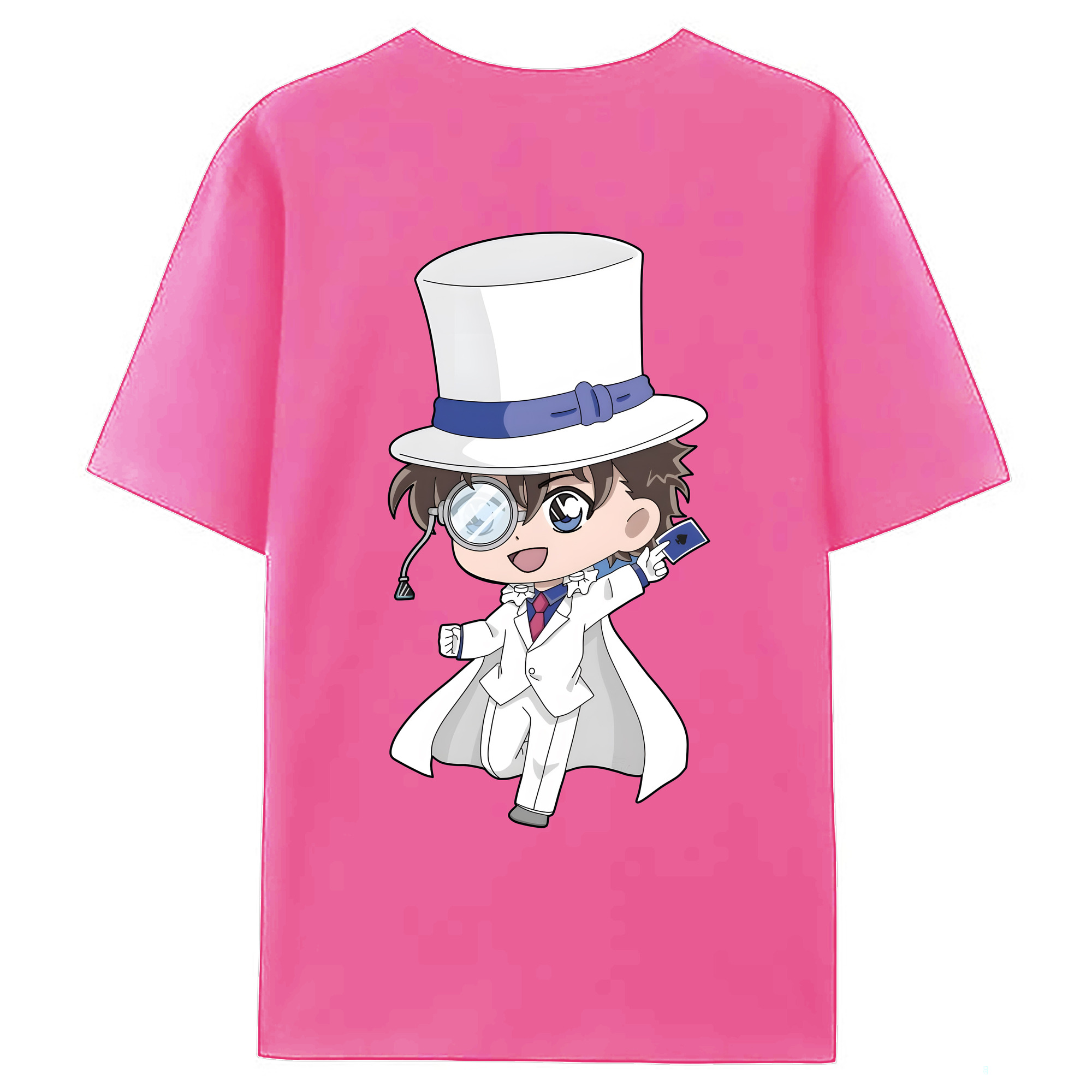 （画像用） 名探偵コナン くろば かいと Detective Conan Kuroba Kaito レディース半袖Tシャツ(バックプリント)